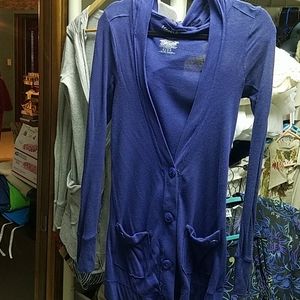 TWO cardigan long sleeve hoodie